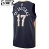 Maillot Basket Enfant New Orleans Pelicans jonas valanciunas 17 2022-23 Nike Icon Edition Navy Swingman